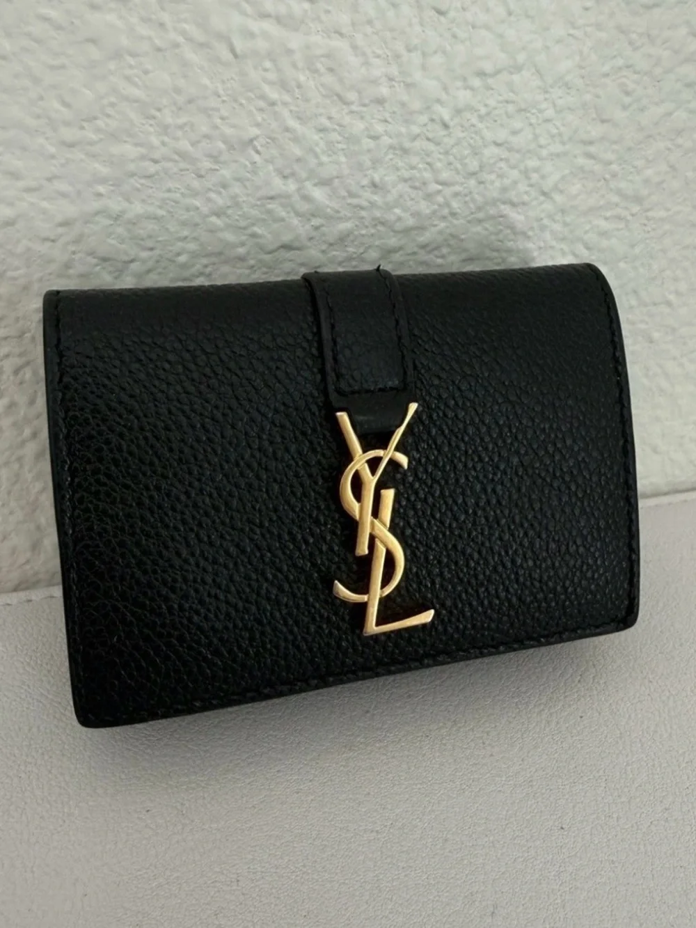 ✅AUTH✅NEW YSL BLACK WALLET